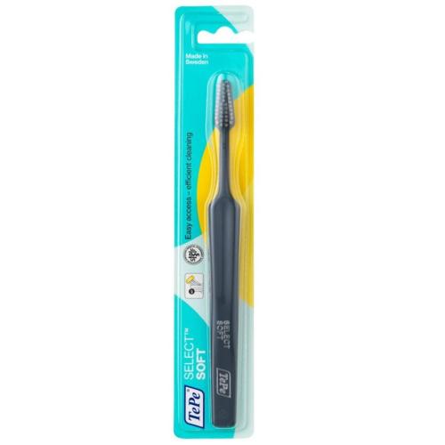 TePe Select Compact Soft Toothbrush Μαλακή Οδοντόβουρτσα με Μικρή Κεφαλή για Αποτελεσματικό Καθαρισμό 1 Τεμάχιο - Μπλε Σκούρο